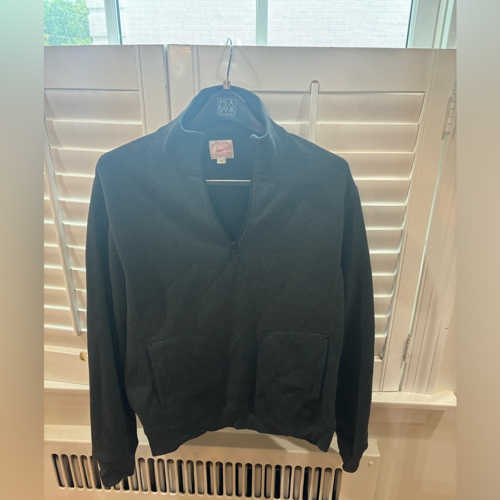 J Crew Medium dark gray quarter zip size medium